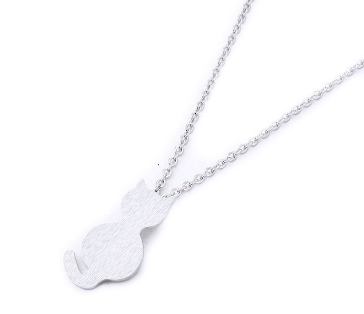 Plating Alloy Women'S Necklace Trend Fashion Pet Cat Necklace
