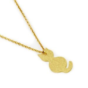 Plating Alloy Women'S Necklace Trend Fashion Pet Cat Necklace