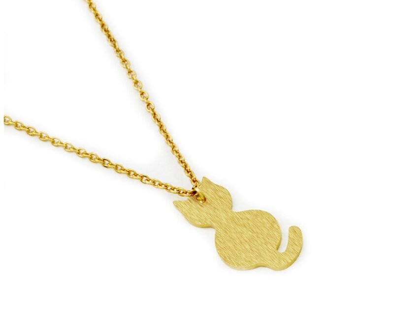 Plating Alloy Women'S Necklace Trend Fashion Pet Cat Necklace