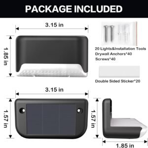 32&Amp;16 Pcs Solar Deck Lights Outdoor Solar Step Lights Waterproof Led Solar Lights For Outdoor Stairs Step Fence Yard Patio And Pathway Family'S Gifts  Warm White