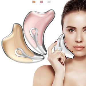 Gua Sha Scraper Facial Massager Face Lifting Slimming Led Light Microcurrent Skin Rejuvenation Electric Body Gouache Massage