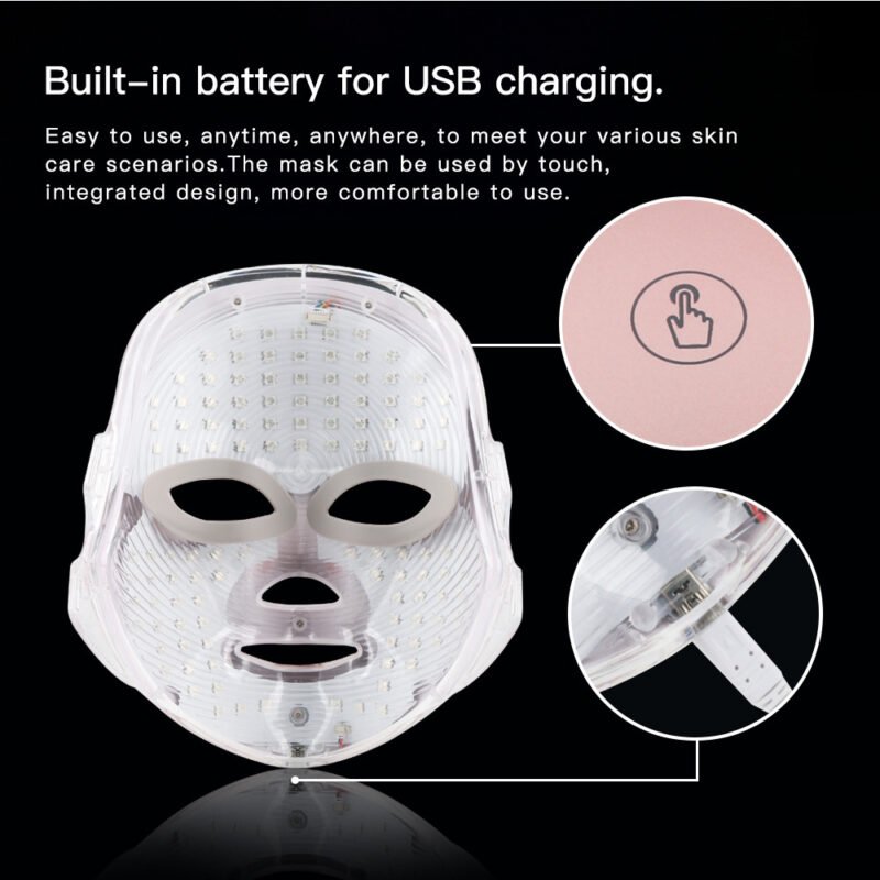 Touch Screen Seven-Color Light Mask Led Photon Skin Rejuvenation