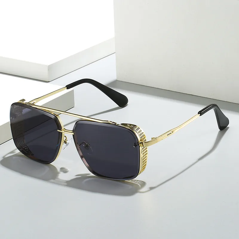 Gradient Retro Sunglasses – Stylish Premium Wire-Frame Edge Style