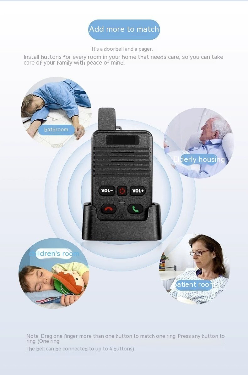 4652F993-22B7-4164-Aaac-B864De84C515_Trans.jpeg Wireless Voice Intercom Doorbell Two-Way Intercom