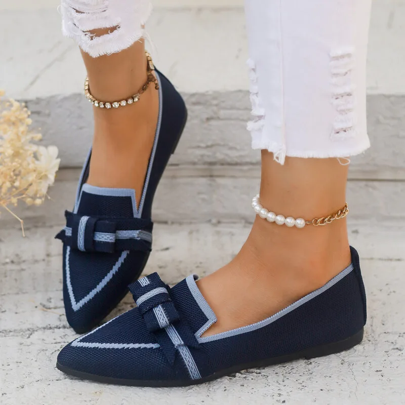 Bowknot Casual Women Shoes – Where Comfort Meets Effortless Style