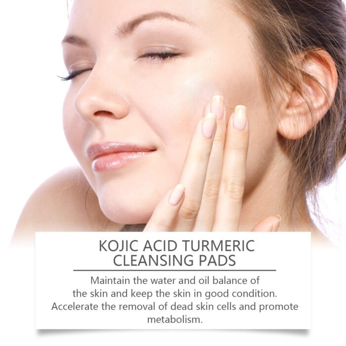 Turmeric Acid Cleansing Pad Gentle Cleansing Skin Care To Reduce Acne Face Brightening Delicate Pores - Image 5
