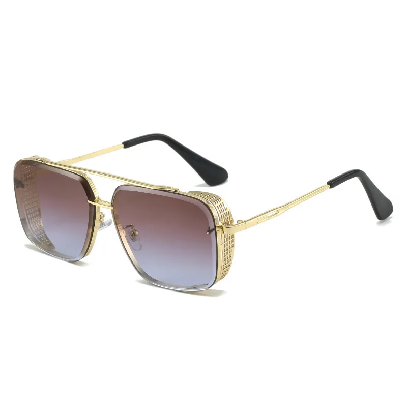 Gradient Retro Sunglasses – Stylish Premium Wire-Frame Edge Style