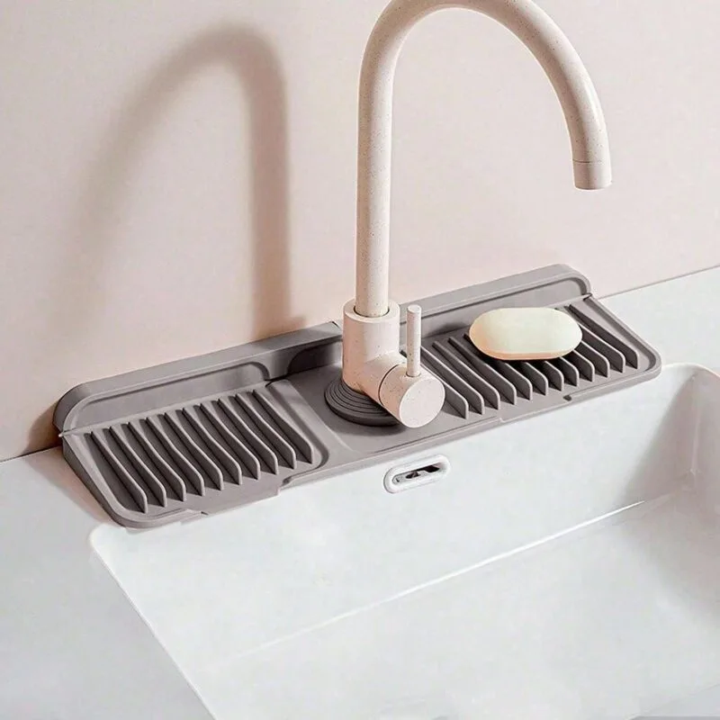 Silicone Faucet Mat – Keep Your Sink Area Dry, Clean &Amp; Organized