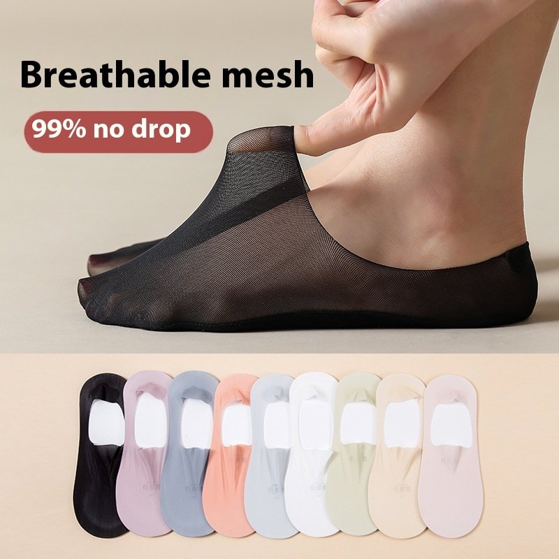 Women'S Summer Thin Breathable Traceless Invisible Socks