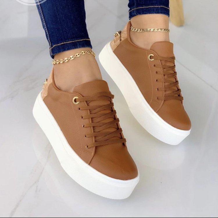 Sneakers Casual Women'S White Shoes