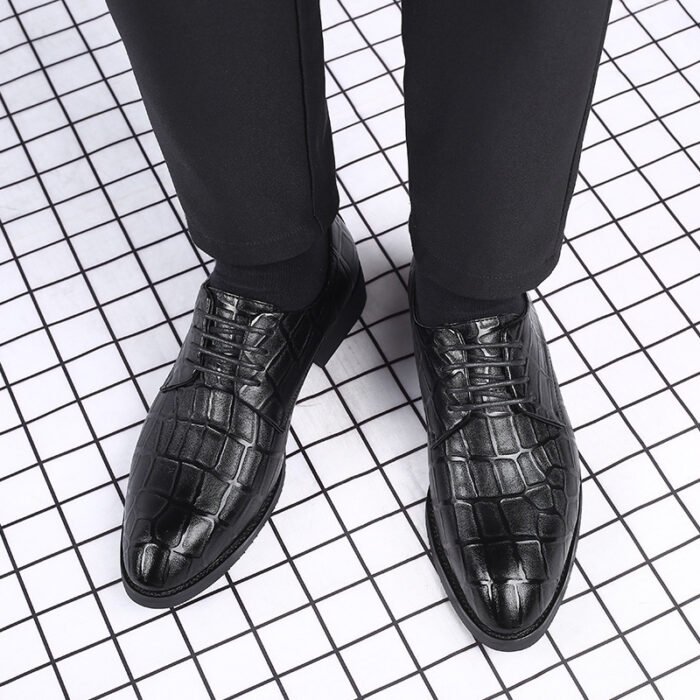 Men's Business Office Fashion Leather Shoes - Image 5