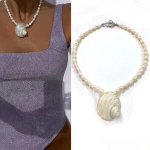 50Faa8D7-C2Bb-4307-B3C5-F07429620030.Jpg Baroque Pearl Conch Necklace