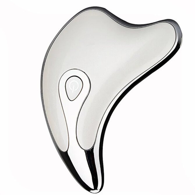 Gua Sha Scraper Facial Massager Face Lifting Slimming Led Light Microcurrent Skin Rejuvenation Electric Body Gouache Massage