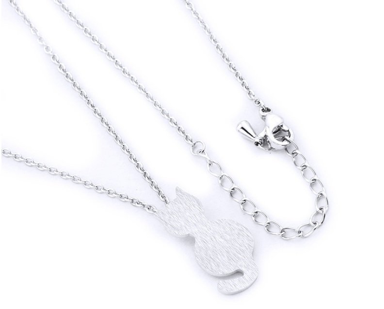 Plating Alloy Women'S Necklace Trend Fashion Pet Cat Necklace