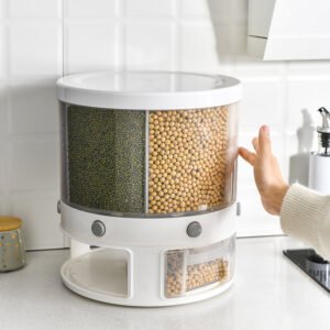 Rotating Rice Storage Container Rotating Rice Storage Container
