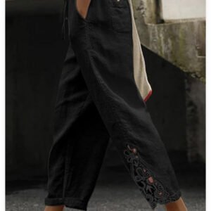 Women'S Casual Pants Baggy Straight Trousers