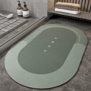 Napa Skin Super Absorbent Bath Mat Quick Drying Bathroom Rug Modern Simple Non-Slip Floor Carpets Home Oil-Proof Kitchen Mat