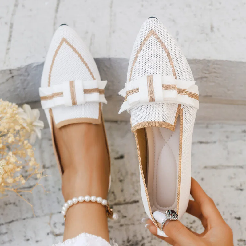 Bowknot Casual Women Shoes – Where Comfort Meets Effortless Style