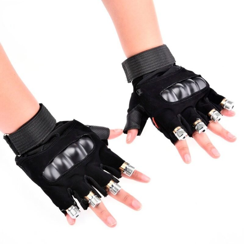 Laser Gloves For Stage Performance – Premium Red &Amp; Green Led Effect Gloves