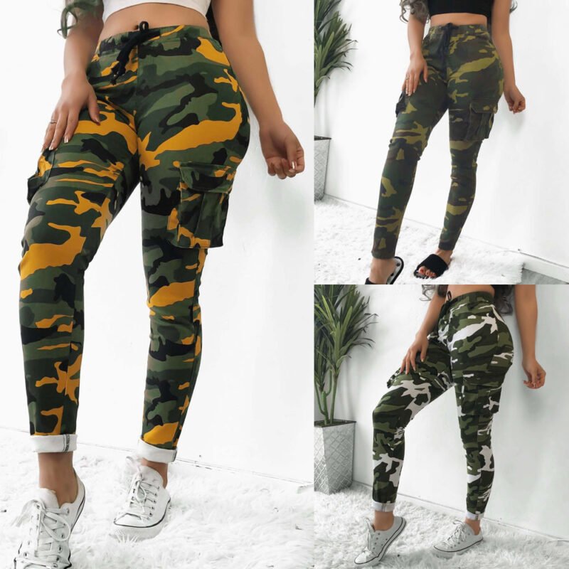 668742989242.Jpg Camouflage Plus Size Casual Trousers Women New Casual Pants Women Fall Winter