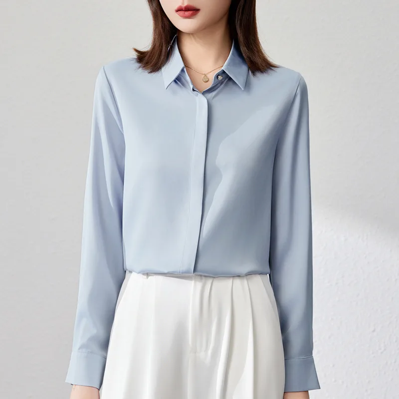 6A01Cc18-5B83-4707-B2A8-B5E3C9C34Bf6.Jpg Women Satin Office Shirt For Modern Power Dressing