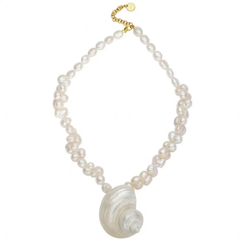 6A1Aa56D-6F08-4F4C-93C4-B28005Efb87B.jpg Baroque Pearl Conch Necklace