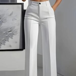 6C8D480A-4F8D-4F46-Bb95-A0Eefbbd35Ad.jpg Women'S White Minimalist Pants Made Of Polyester