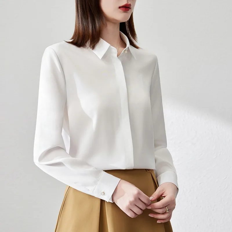 735B3601-B81E-4C02-A35D-827633E00Ec2.Jpg Women Satin Office Shirt For Modern Power Dressing