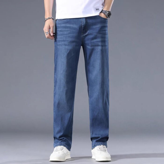Thin Straight Loose High-end Business Casual Long Pants Men - Image 4