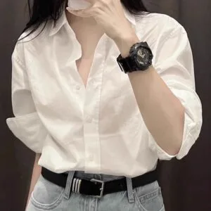 760099Ed-D470-46Db-B9C7-Ceee572B7851.Jpg White Cotton Shirt Womens Long Sleeve