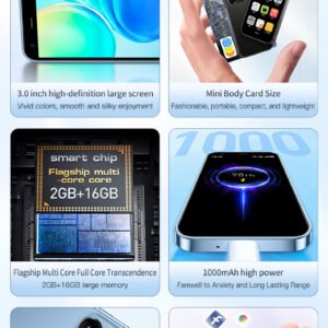 S23Pro &Amp; Xs15 Mini Smart Small Mobile Phone 30 Screen 2G 16G Android 3G Network Wifi