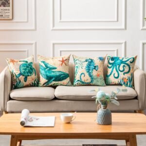 79Ffd088-2D05-4F1F-96F9-3A2Df2Af5993.Jpg Cushion Covers Sea Turtle Printed Throw Pillow Cases For Home Decor Sofa Chair Seat