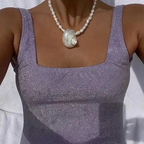 7A6921D7-36C5-4E86-Baf0-0699E7B2Cdfc.jpg Baroque Pearl Conch Necklace