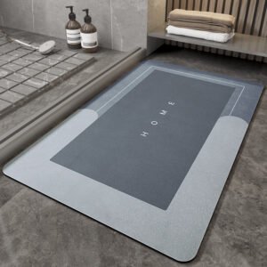 Napa Skin Super Absorbent Bath Mat Quick Drying Bathroom Rug Modern Simple Non-Slip Floor Carpets Home Oil-Proof Kitchen Mat