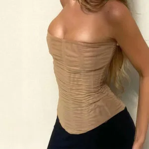 7Fe4E7Bf-0A81-43D3-89Cc-Dc506F97Aca4.Jpg Mesh Corset Tube Top – Your Stylish Summer Essential