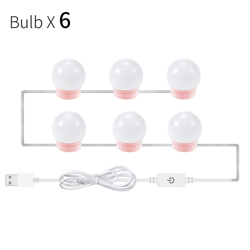Usb Touch Switch Led Mirror Light Bulb