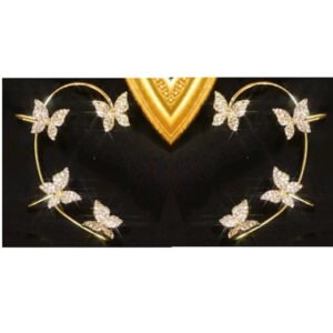 Fashion Earring Butterfly Ear Clip And Ear Hook Jewelry