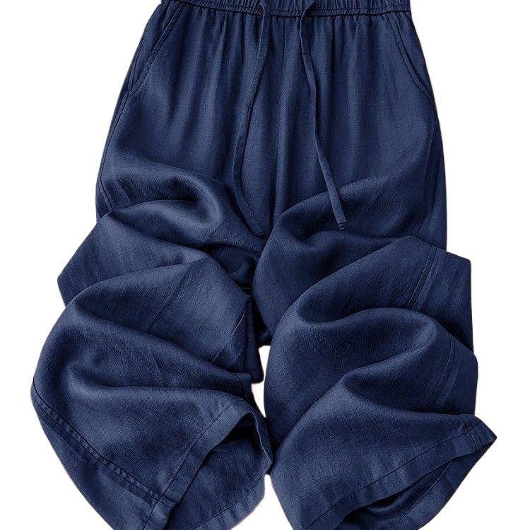 902Ed68A-08B7-4Baf-961E-Af0C6A16Eada.jpg High Waist Drape Linen Cropped Straight Pants