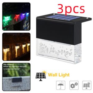 92B95Cc0-F15B-40Dd-A642-0Fc2678157F2.Jpg Waterproof New Rgb Led Solar Light Step Fence Light