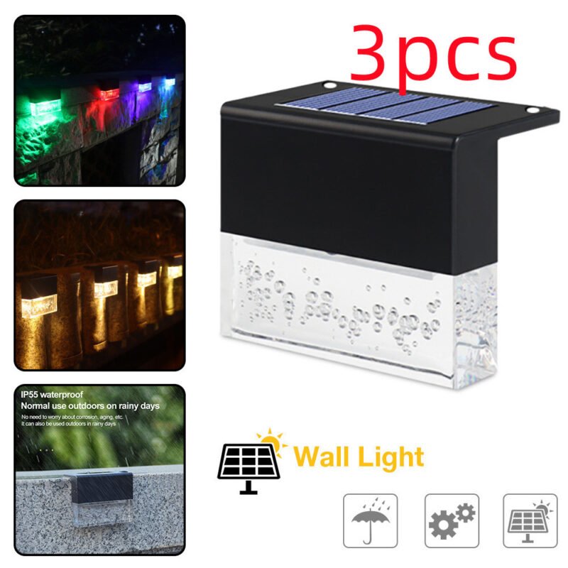 92B95Cc0-F15B-40Dd-A642-0Fc2678157F2.Jpg Waterproof New Rgb Led Solar Light Step Fence Light
