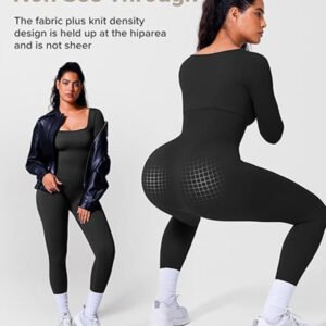 Snatched Waist Body Shaper-Long Sleeve And Full Leg