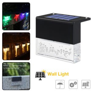 98Bd1995-C5F6-40F8-A172-5B5B25243816.Jpg Waterproof New Rgb Led Solar Light Step Fence Light