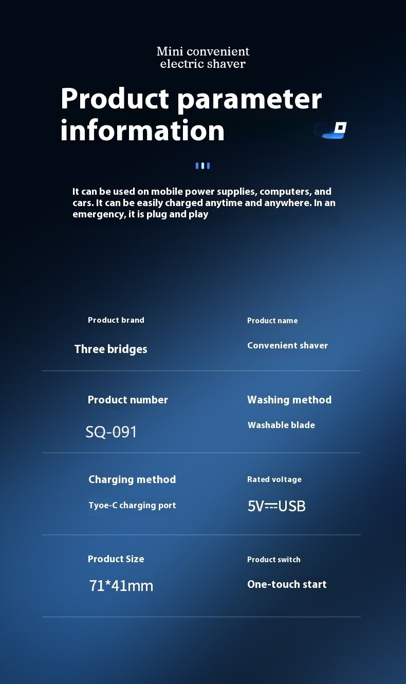 9F17Feb1-5E8A-4D2D-92D0-24A7412C97A8.Jpg Mini Men'S Electric Shaver With Power Display