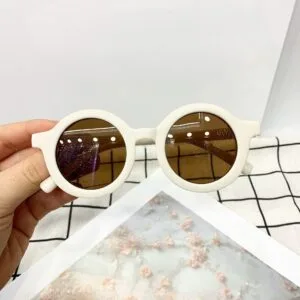 Children Frosted Sunglasses ‒ Premium Trendy Round Kids Shades