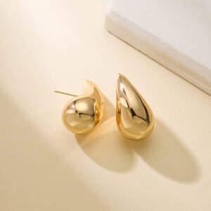 Women'S Fashion Stainless Steel Hollow Drop Earrings