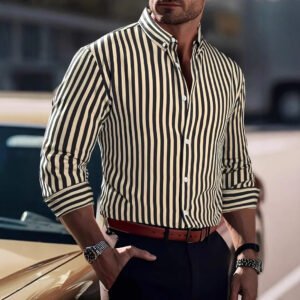 A8Eee8D7-71C6-4E64-9496-D5Ee3C06B647.Jpg Men'S Striped Long Sleeve Shirt – Stylish Everyday Essential
