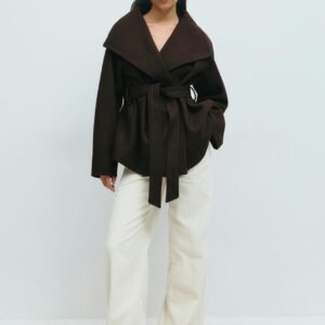 Autumn And Winter High-Grade Mid-Length Thick Woolen Coat