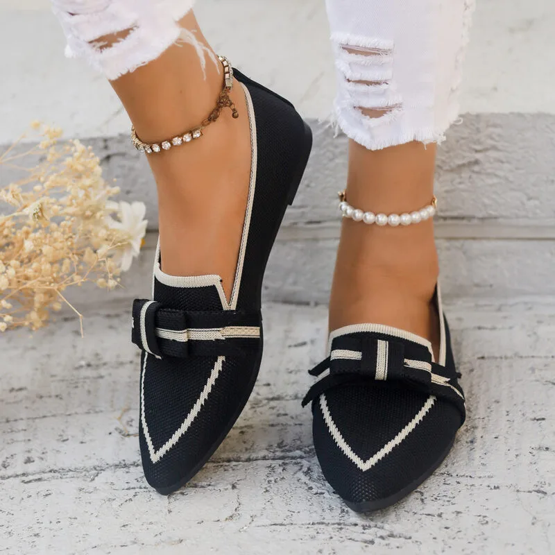 Bowknot Casual Women Shoes – Where Comfort Meets Effortless Style