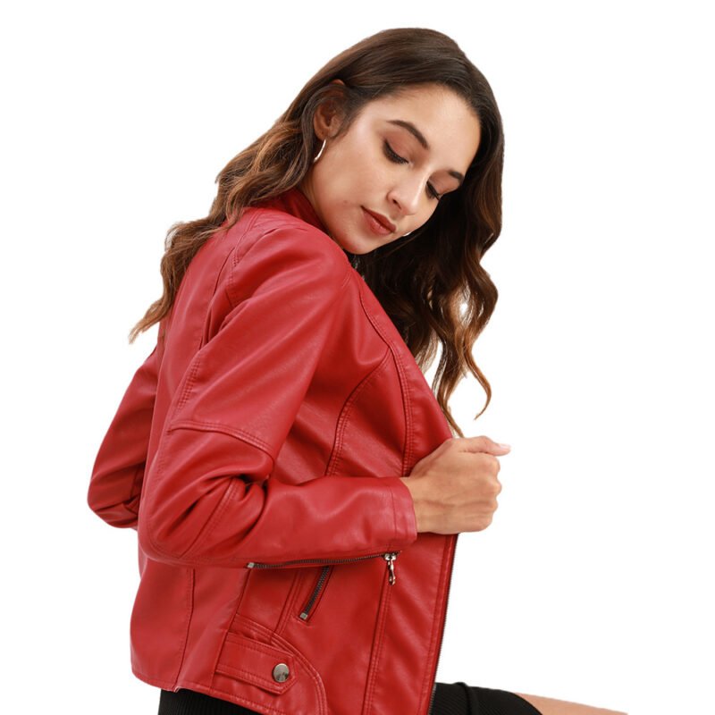 European And American Women'S Leather Jackets