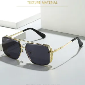 Gradient Retro Sunglasses – Stylish Premium Wire-Frame Edge Style